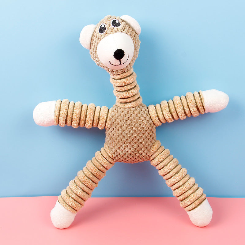 Discover the Joy of Playtime with the Pet Vocal Teeth Bite-resistant Corn Accompany!